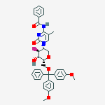 Structure of 1,5-anhydro-6-O-DMTr-2,3-dideoxy-2-( N-benzoyl-5-methylcytosine)-3-fluoro-D-Altritol