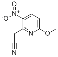 Structure of 2-CYANOMETHYL-3-NITRO-6-METHOXY PYRIDINE