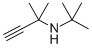 N-叔丁基-1,1-二甲基炔丙基胺结构式