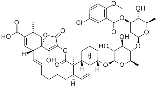 Structure of 2-hydroxychlorothricin
