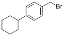 Structure of BENZENE, 1-(BROMOMETHYL)-4-CYCLOHEXYL-