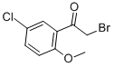 Structure of 2-BROMO-1-(5-CHLORO-2-METHOXY-PHENYL)-ETHANONE