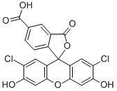 Structure of 5(6)-CARBOXY-2 7-DICHLOROFLUORESCEIN