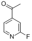 Ethanone,1-(2-fluoro-4-pyridinyl)-结构式