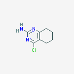 Structure of 4-chloro-5,6,7,8-tetrahydroquinazoline-2-ylamine