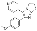 2-(4-methoxyphenyl)-3-(4-pyridyl)-6,7-dihydro-(5H)-pyrrolo(1,2-a)imidazole结构式