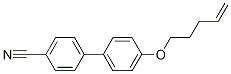 4`-Pent-4-enyloxy-biphenyl-4-carbonitrile结构式