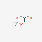 Structure of 1,3-Dioxane, 5-(bromomethyl)-2,2-dimethyl-