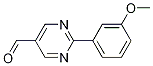 Structure of 5-Pyrimidinecarboxaldehyde,2-(3-methoxyphenyl)-