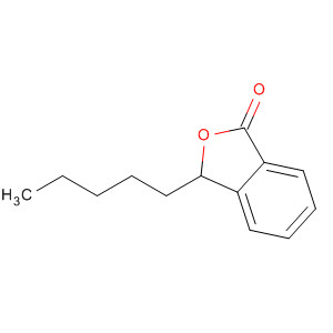 Structure of 1(3H)-Isobenzofuranone, 3-pentyl-