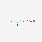Structure of 3-[ISOPROPYL(METHYL)AMINO]-2-METHYLPROPANOIC ACID 95%