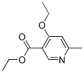 Structure of 3-Pyridinecarboxylicacid, 4-ethoxy-6-methyl-, ethyl ester
