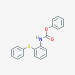 Structure of phenyl [2-(phenylsulfanyl)phenyl]carbamate