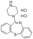 11-哌嗪－二苯并[b,f][1,4]硫氮杂卓二盐酸盐结构式