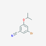 Structure of 3-bromo-5-isopropoxy-benzonitrile