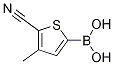 Chemical structure of (5-cyano-4-methylthiophen-2-yl)boronic acid