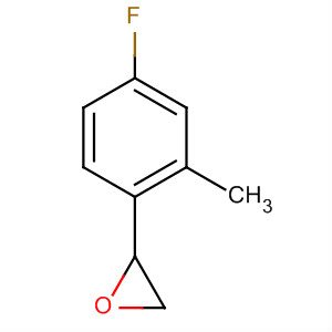 Oxirane, (4-fluoro-2-methylphenyl)-结构式