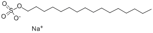 Structure of N-HEXADECYLSULFURIC ACID SODIUM SALT