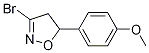 3-Bromo-4,5-Dihydro-5-(4-Methoxyphenyl)Isoxazole结构式