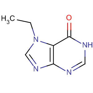 Structure of 6H-Purin-6-one, 7-ethyl-1,7-dihydro-
