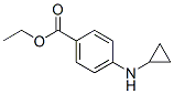 Structure of BENZOIC ACID 4-(CYCLOPROPYLAMINO)-,ETHYL ESTER