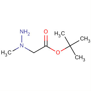 Acetic acid, (2-methylhydrazino)-, 1,1-dimethylethyl ester结构式