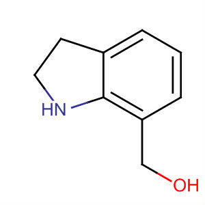 Structure of 1H-Indole-7-methanol, 2,3-dihydro-