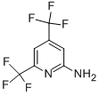 4,6-BIS(TRIFLUOROMETHYL)PYRIDIN-2-AMINE结构式