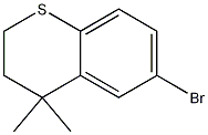 Structure of 6-Bromo-3,4-dihydro-4,4-dimethyl-2H-1-benzothiopyran