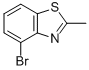Structure of 4-BROMO-2-METHYLBENZOTHIAZOLE