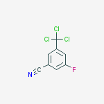 Structure of 3-Fluoro-5-(trichloromethyl)benzonitrile