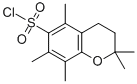 Structure of 2,2,5,7,8-PENTAMETHYLCHROMAN-6-SULFONYL CHLORIDE