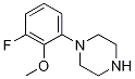 1-(3-fluoro-2-Methoxyphenyl)piperazine结构式