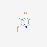 Structure of Pyridine,4-bromo-2-methoxy-3-methyl