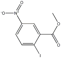 Methyl 2-iodo-5-nitrobenzoate结构式