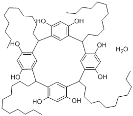 Structure of C-UNDECYLCALIX[4]RESORCINARENE MONOHYDRATE