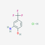 Structure of 2-Amino-4-(trifluoromethyl)phenol hydrochloride
