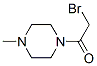 Structure of PIPERAZINE,1-(BROMOACETYL)-4-METHYL-