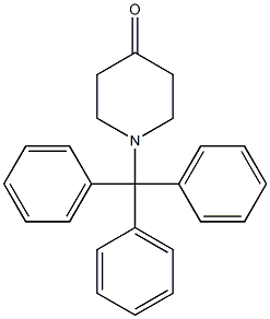 Structure of 4-Piperidinone, 1-(triphenylmethyl)-