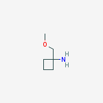 Structure of 1-Methoxymethyl-cyclobutylamine