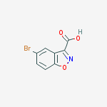 Structure of 5-Bromo-benzo[d]isoxazole-3-carboxylic acid