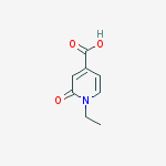 Structure of 1-ethyl-2-oxo-1,2-dihydro-4-pyridinecarboxylic acid(SALTDATA: FREE)