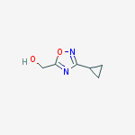 Structure of (3-CYCLOPROPYL-1,2,4-OXADIAZOL-5-YL)METHANOL 95%