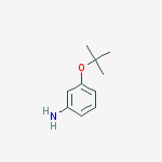 Structure of 3-[(2-methylpropan-2-yl)oxy]aniline