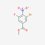 Structure of Methyl 3-bromo-5-fluoro-4-nitrobenzoate