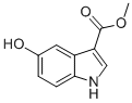 Structure of 1H-INDOLE-3-CARBOXYLIC ACID,5-HYDROXY-,METHYL ESTER