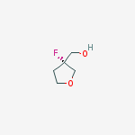 [(3R)-3-fluorooxolan-3-yl]Methanol结构式