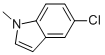 5-CHLORO-1-METHYLINDOLE结构式