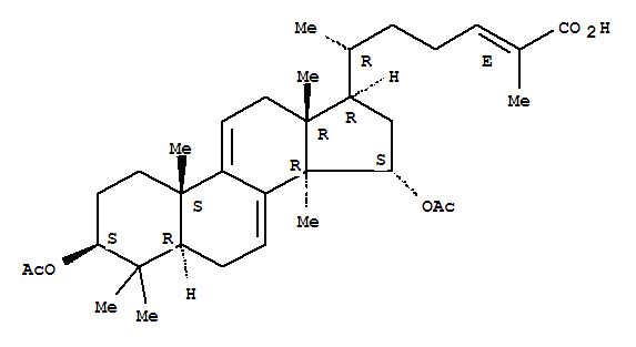 Structure of ganodermic acid S