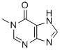 Chemical structure of 1-methylhypoxanthine